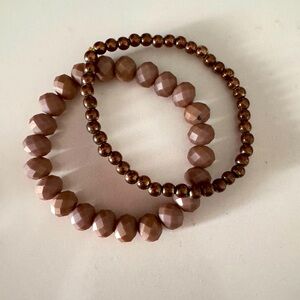 🤎 Beaded Bracelet Set